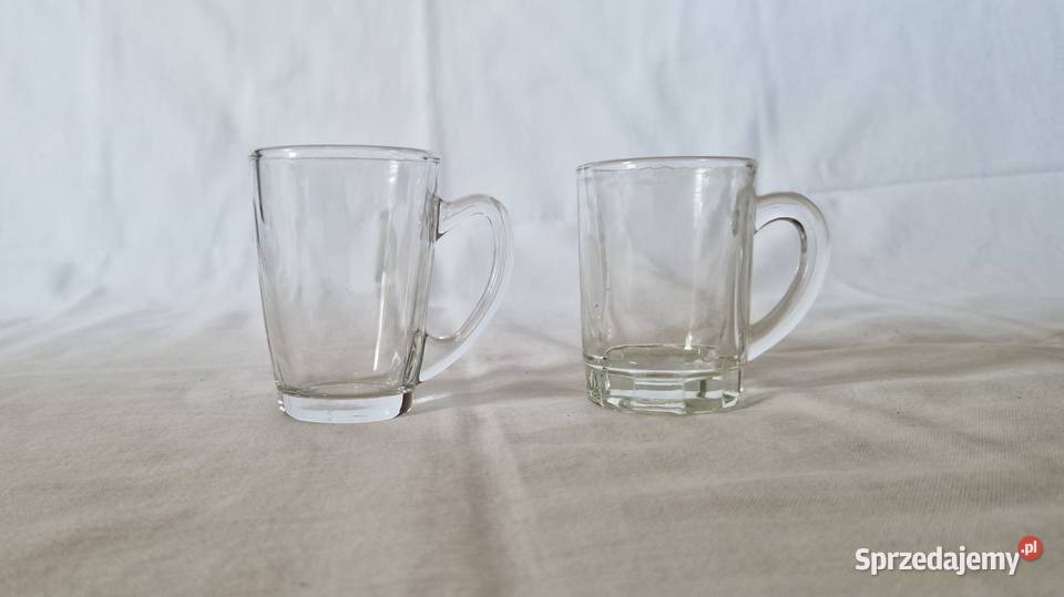 2 szklane filiżankikubki do kawy różne do Warszawa