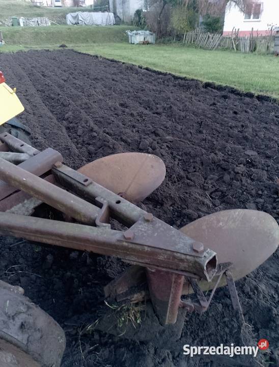 Pług dwuskibowy duże odkładnie warmińsko-mazurskie Narzym