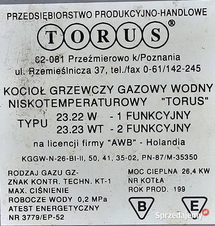 Torus 2323 wt Nowy Tomyśl sprzedam