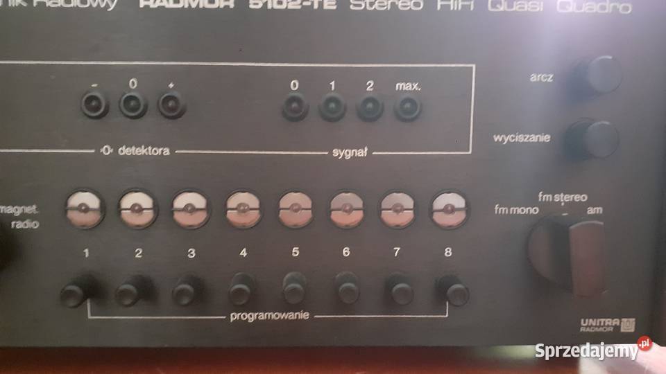 Sprzedam amplituner Radmor 5102TE equalizer 5472 Ziębice sprzedam