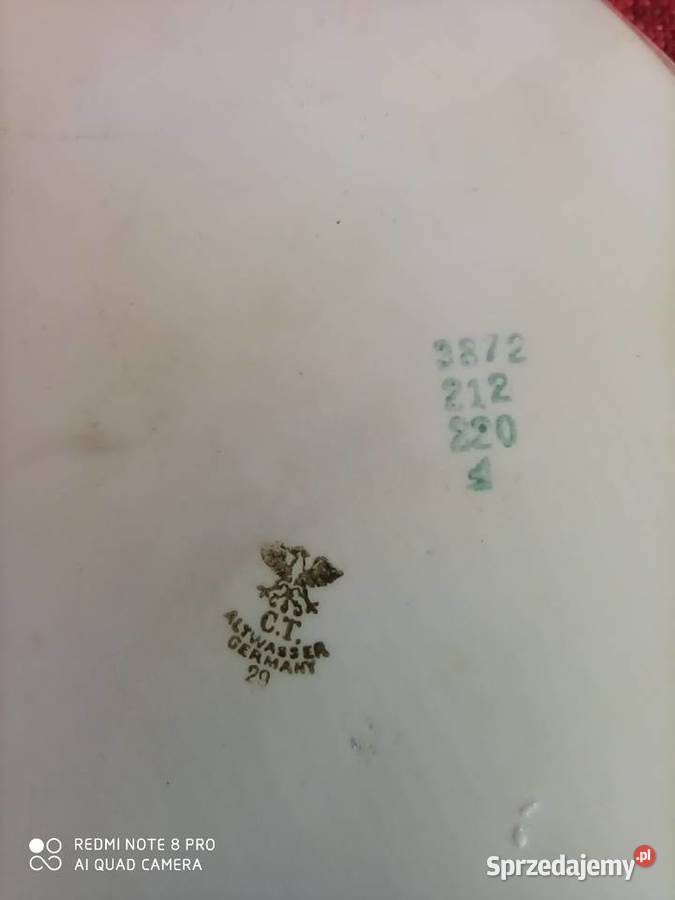 Patera Ct Altwasser Germany
Syg z 1929 r I Gdańsk