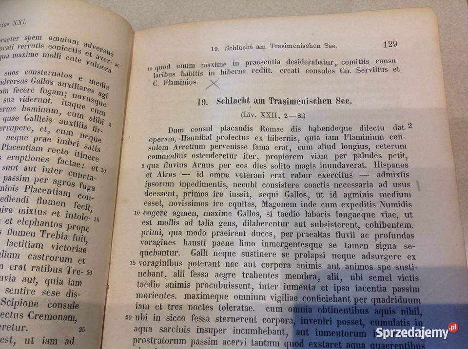 Stara Książka Łacińska z 1882 roku Dr RICHARD Nowa Sól