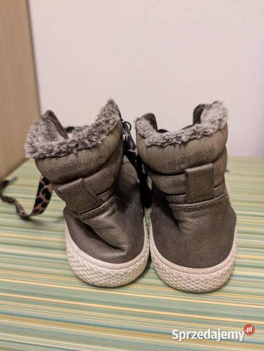 Buty zimowe 38 brązowe Gorlice sprzedam