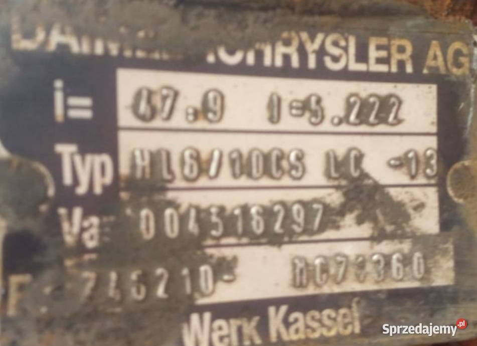 Wkład Mostu HL6 479 Blokada mostu Mercedes Atego mosty Rzędowice