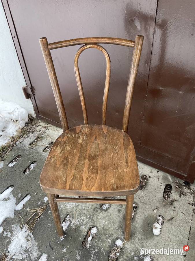 stare drewniane krzesło pomorskie Pruszcz Gdański