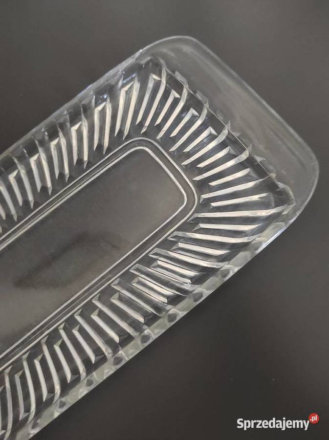 Keksówka półmisek 35 stare szkło PRL podlaskie
