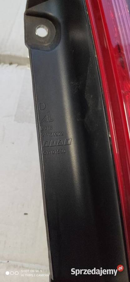 Lampa prawy tył FIAT GRANDE PUNTO 08 Pszczyna