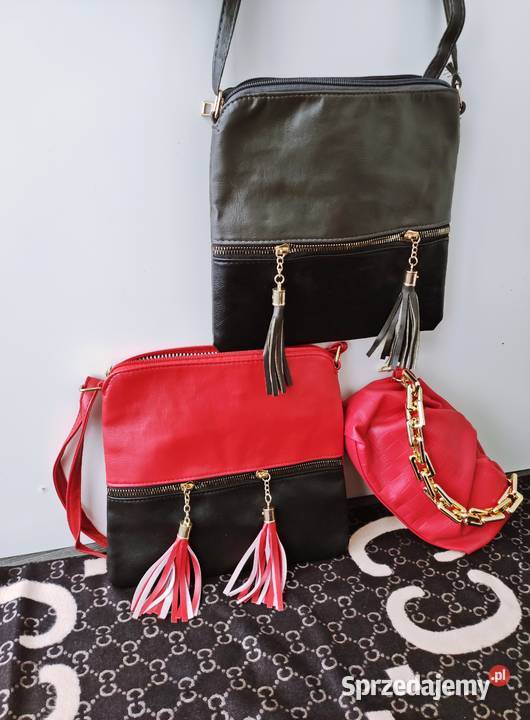 PROMOCJAPiękne torebki z eko skórkiCzerwony i Listonoszka  Torby i torebki Warszawa