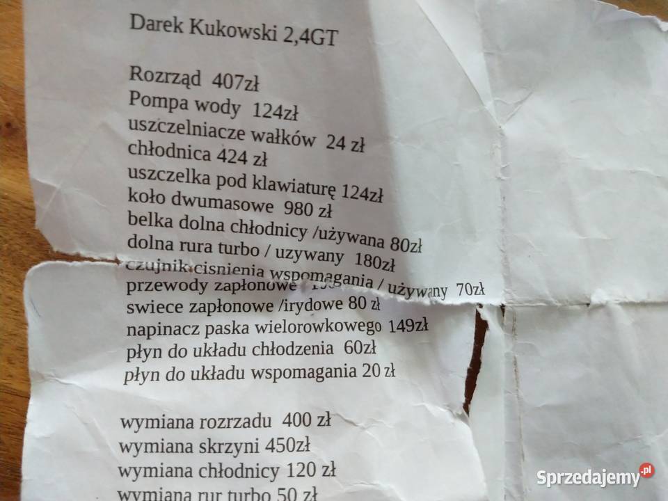 Sprzedam Chrysler PT Cruiser GT z silnikiem Łódź