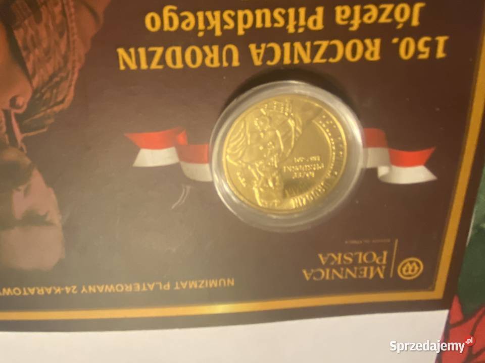 Moneta Rocznica urodzin Józefa Piłsudskiego Zielonka