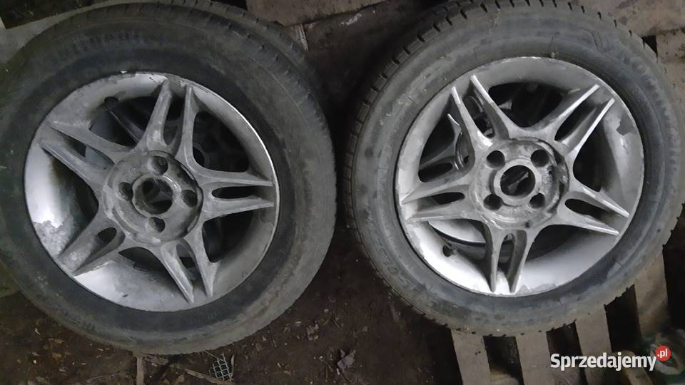 Felgi 14 4x100 lanos opel komplet Koła i felgi Łask