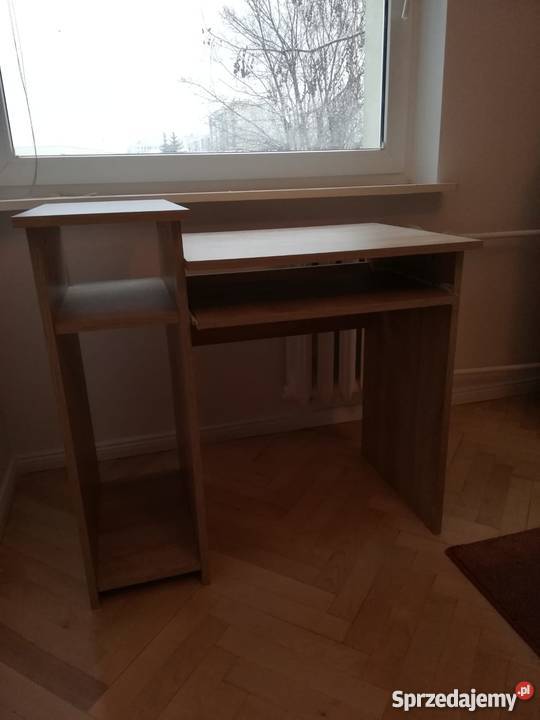 Biurko z wysuwanym blatem i nadstawką Warszawa