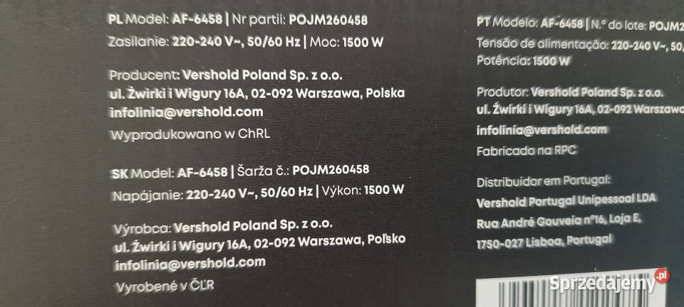 HOFEN EXPERT 1500 W frytownica beztłuszczowa 5 L warmińsko-mazurskie Ełk