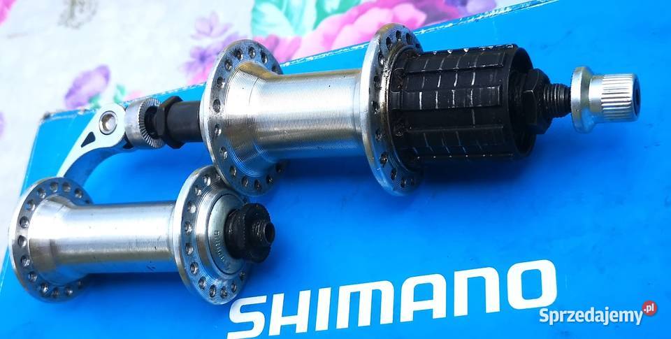 Zestaw oś rowerowa koła Piasty Shimano Przód Tył