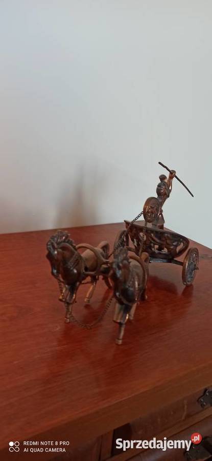 Rzymska figurka cała z miedzi ciężka Tczew