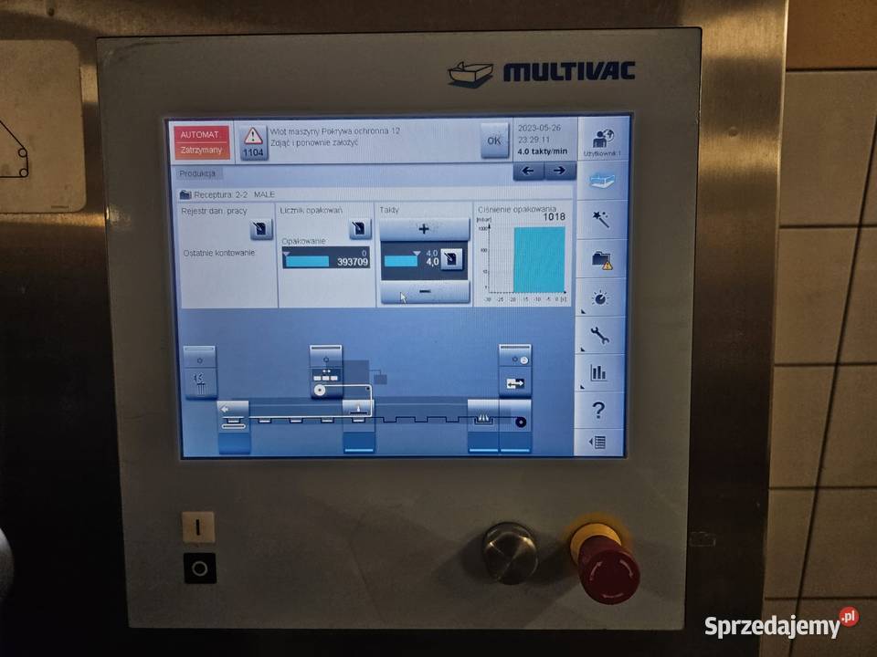 Pakowaczka rolowa termoformująca Multivac R085