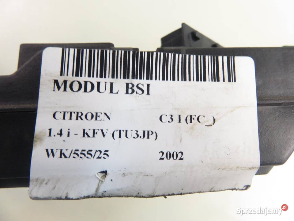 BSI CITROEN C3 I FC 14 i KFV TU3JP 9648715380