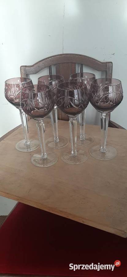 Kieliszki kryształowe Świdnica
