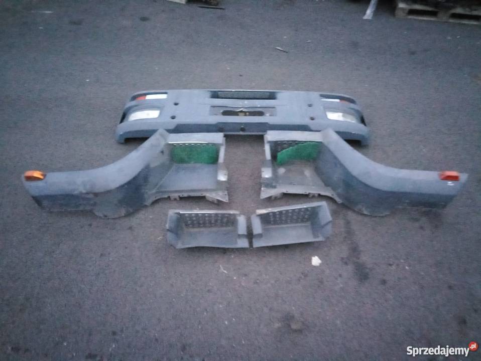 ZDERZAK SZEROKI NADKOLA STOPNIE KOMPLET MAN LE Rzędowice
