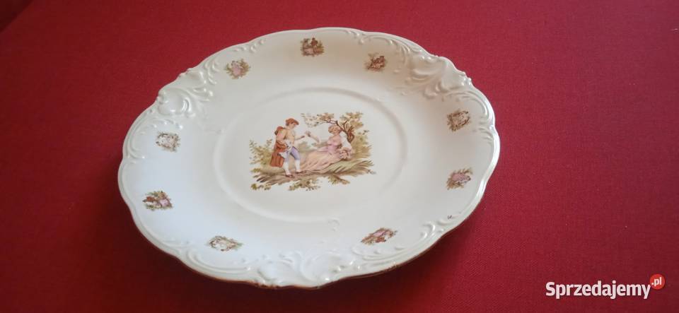 Duży talerz Porcelana Książ Świdnica