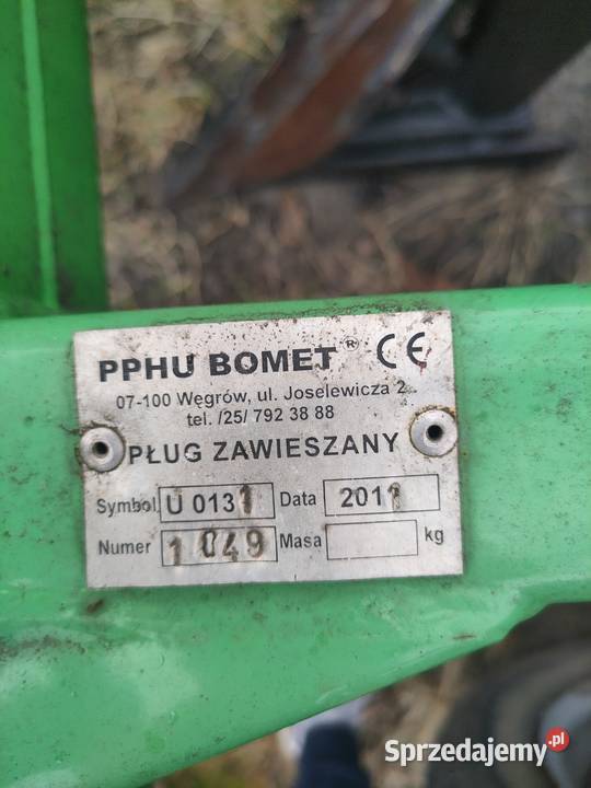 Pług Bomet Tanio Pługi mazowieckie Pasikonie