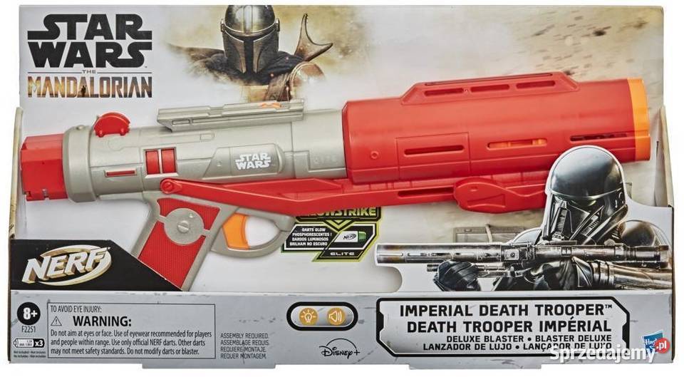Nerf Wyrzutnia Karabin Star Wars Dźwięk Światło Hasbro Mogilany sprzedam