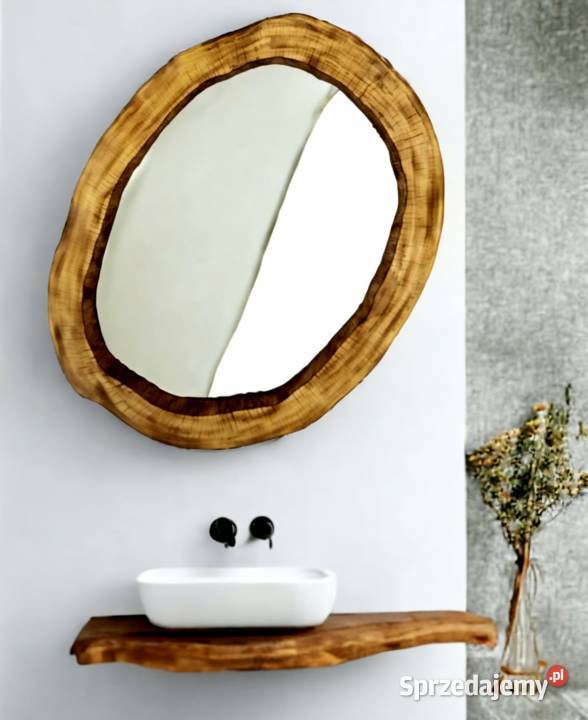 nowoczesna łazienka LUSTRA okrągłe dekoracyjne z Lustra Rzeszów