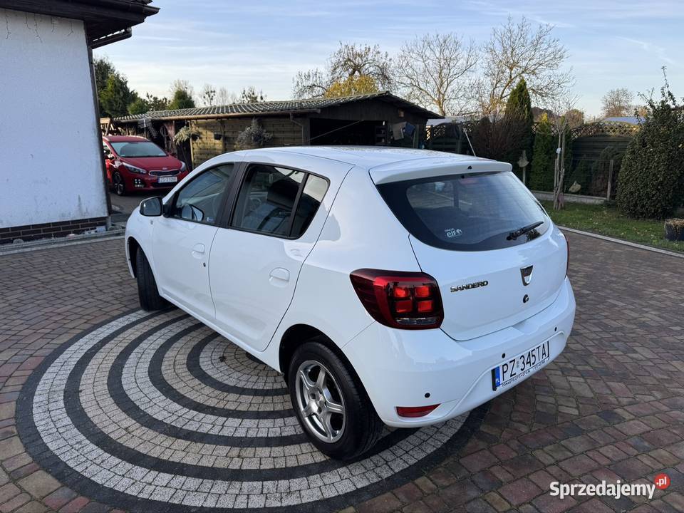 Dacia Sandero 2019 Salon Polska Benzyna Klima przyciemniane szyby Drezdenko