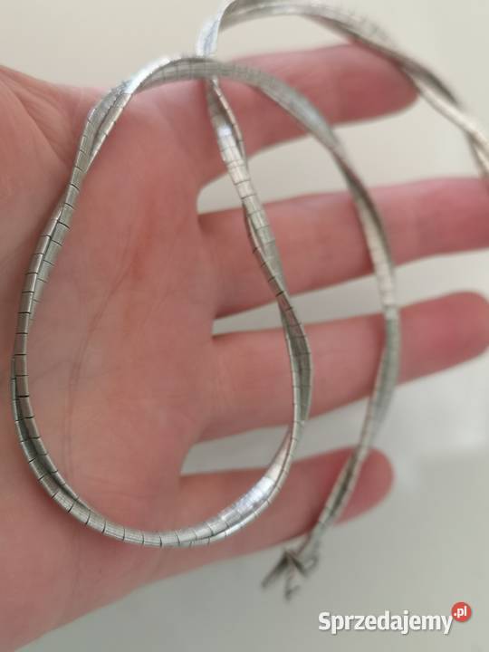 naszyjnik podwójny srebro vintage Toruń