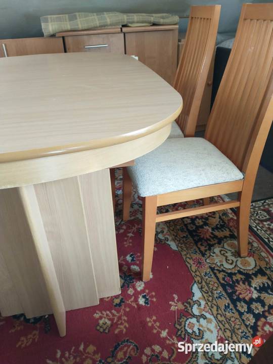 Sprzedam wyjątkowy stół rozkładany z 6 krzesłami Skotniki