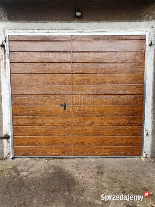 Bramy garażowe na wymiar dwuskrzydłowe ocieplone Kłodzko