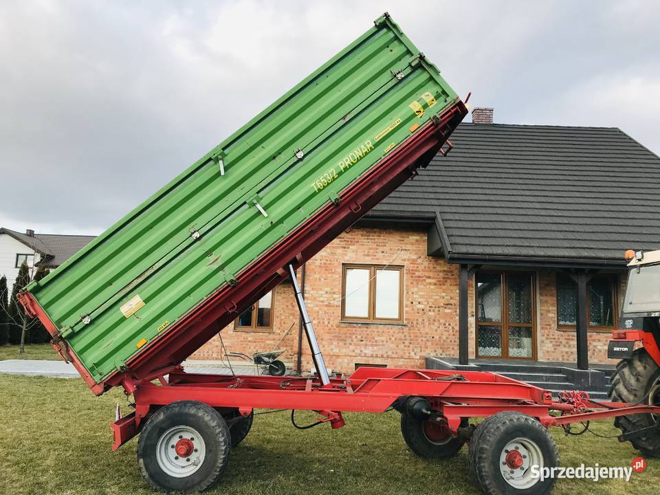 Przyczepa wywrotka Pronar 6532 6 ton Przyczepy rolnicze
