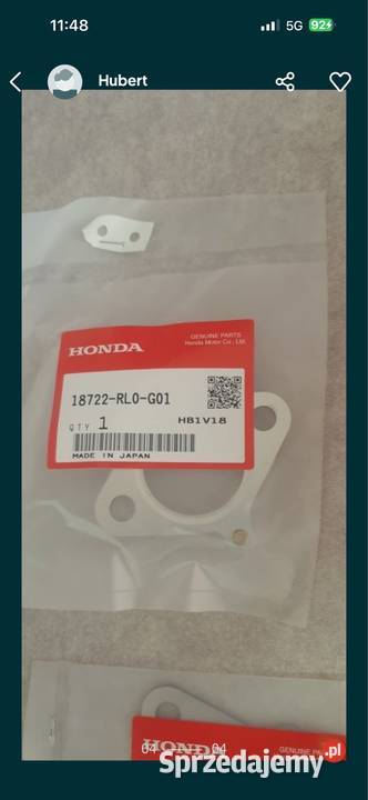 Rura EGR do hondy accord VIII 22 Sokółka
