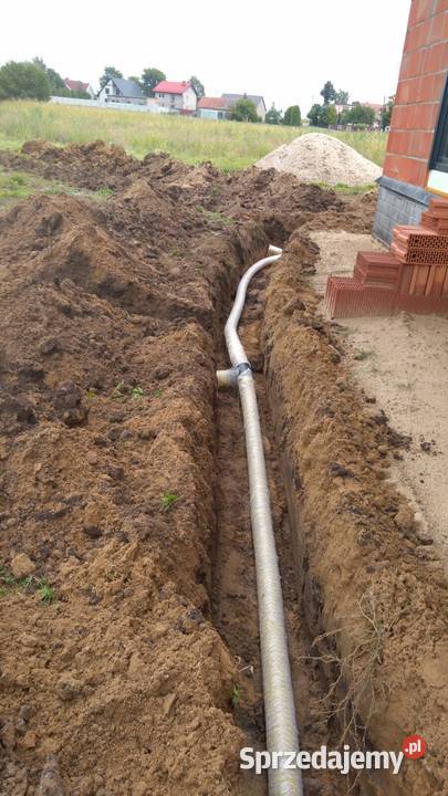 Usługi minikoparka wywrotka przyłącza ogród