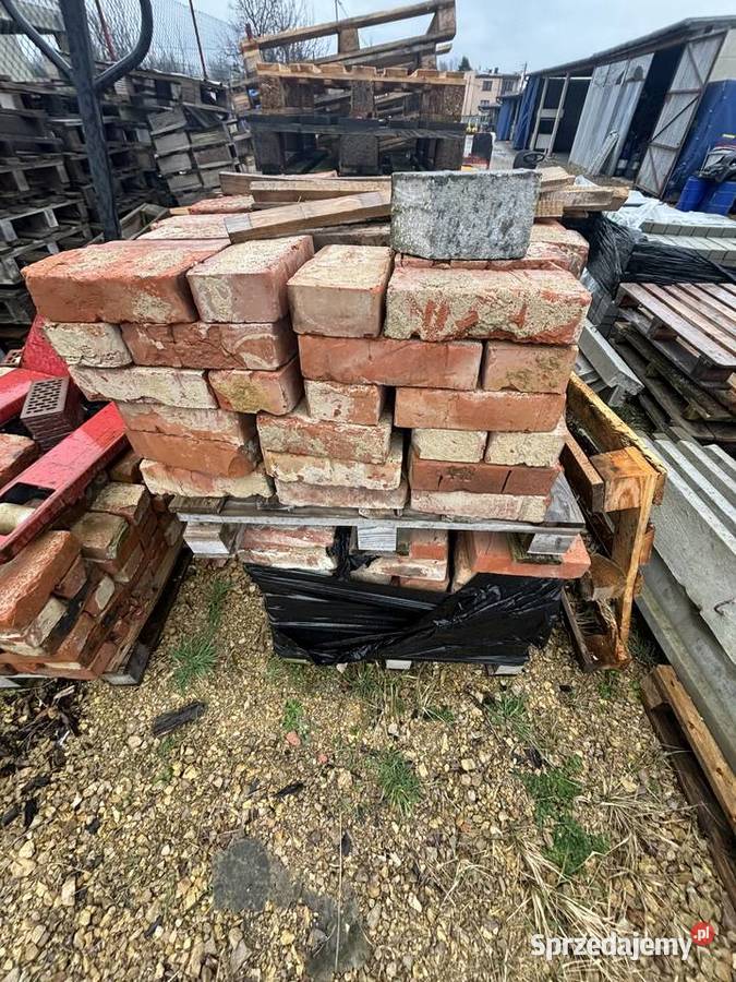 Stara cegła z rozbiórki 100 letnia śląskie Kłobuck
