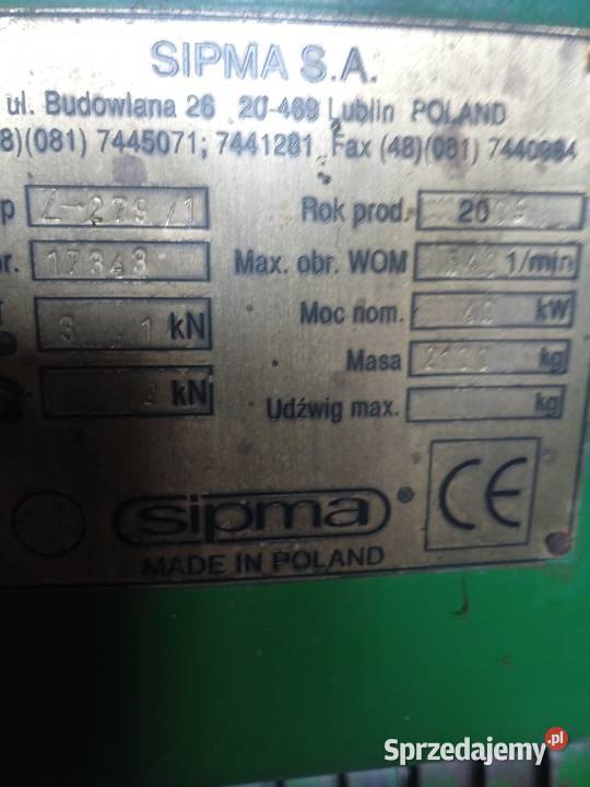 Prasa sipma rolującą łódzkie Parądzice