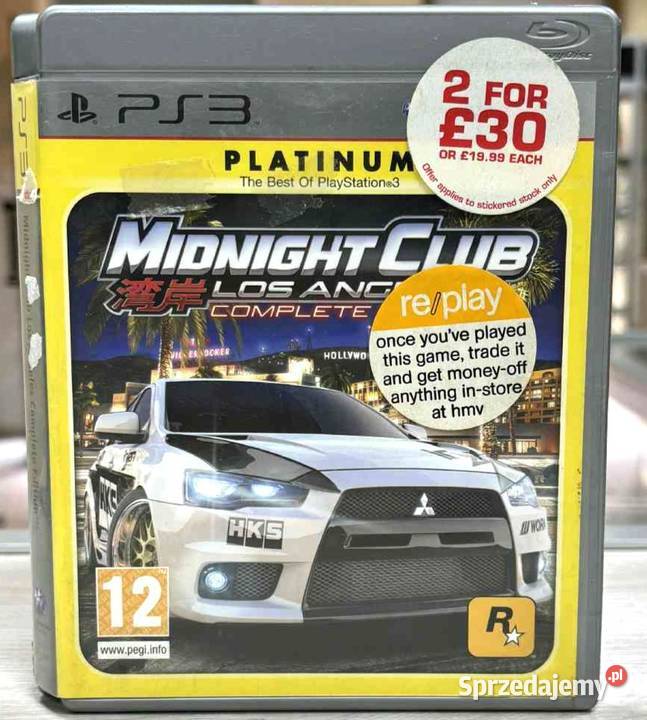 Gra 3 Midnight Club Los Angeles warmińsko-mazurskie Elbląg