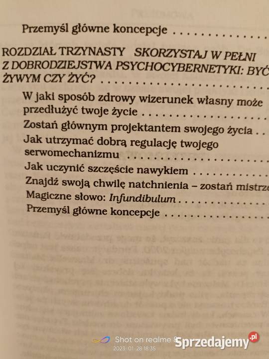 Psychocybernetyka książki Warszawa księgarnia sprzedam