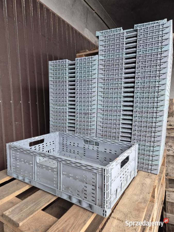 Skrzynki plastikowe składane 60x40x17