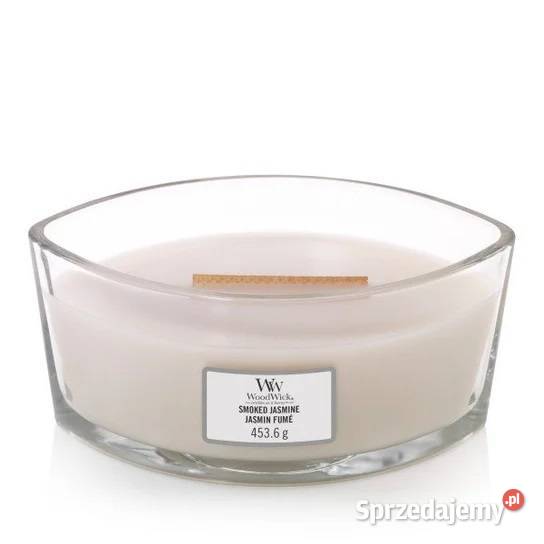 Świeca zapachowa Woodwick Smoked Jasmine elipsa mazowieckie Warszawa