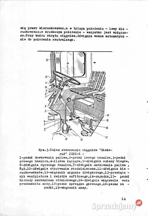 instrukcja obsługi Białoruś jumz 6m w j polskim