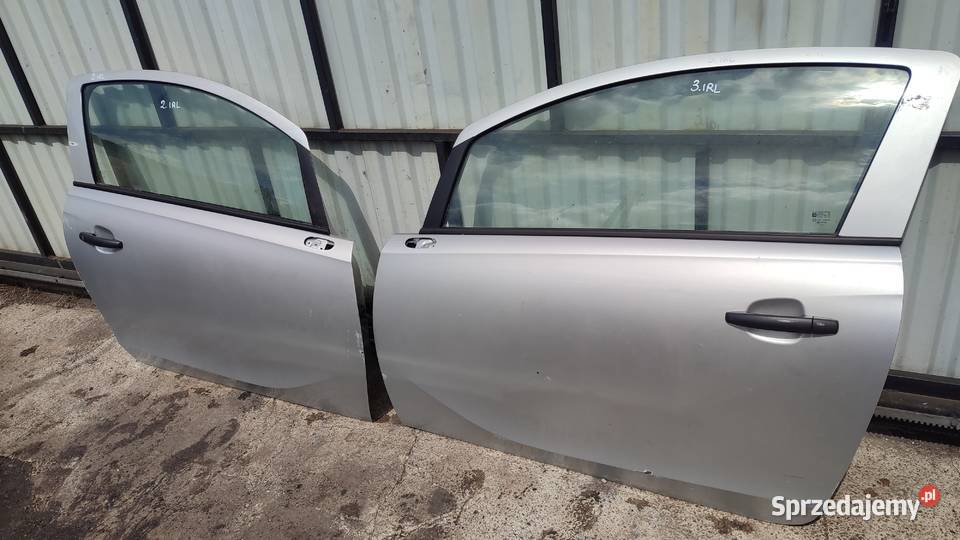 OPEL CORSA E 3D 3 2015 PRAWE LEWE PRZEDNIE PRZOD Włoszczowa