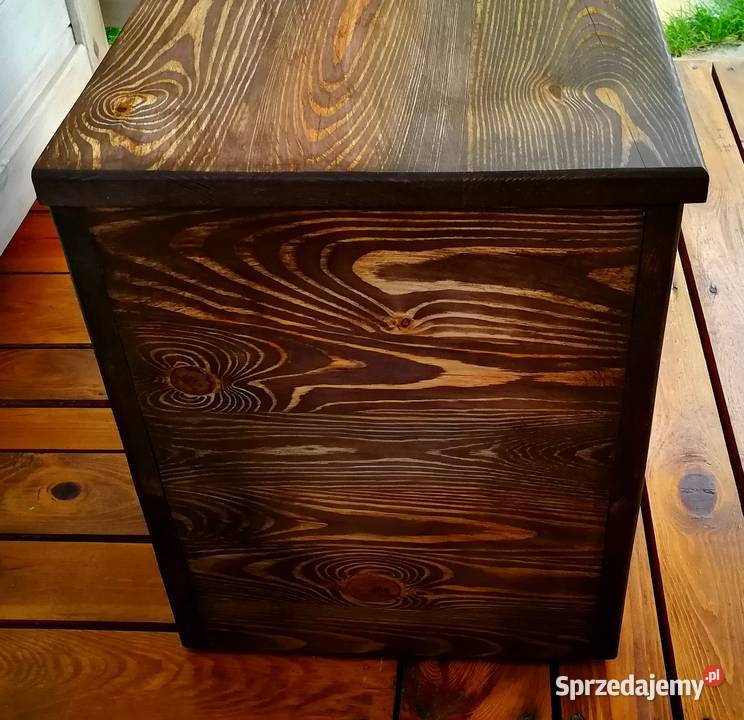 Skrzynia drewniana siedzisko kufer skrzynka Pozostałe Krasów