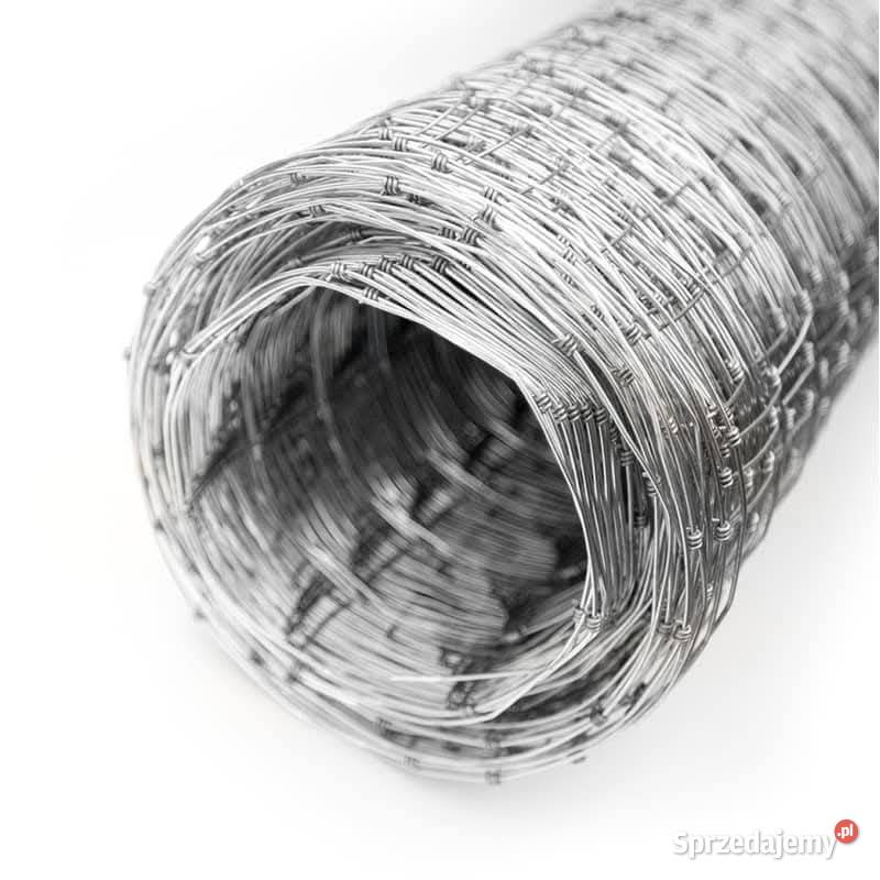 Siatka leśna 50mb zagęszczana słupki leśne