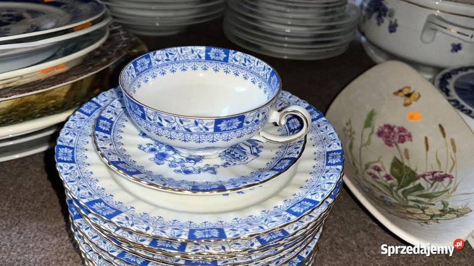 Patera owalna wzór China Blau Bez sygnatury Gdańsk