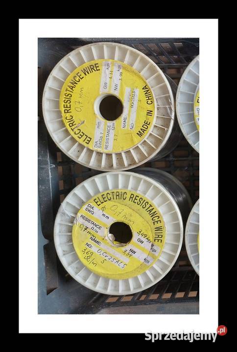 FeCrAl alloy fi 07mm 369 Omm drut oporowy Dąbrowa Górnicza