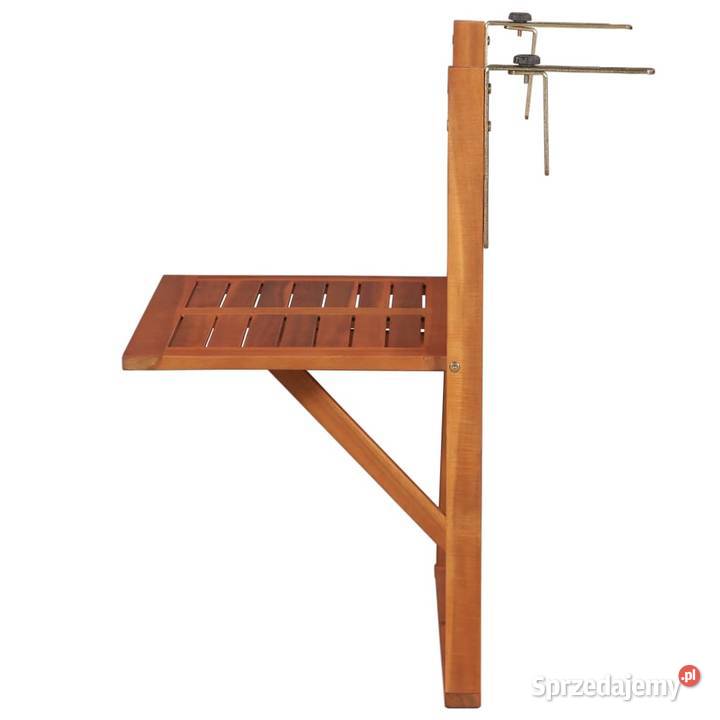 vidaXL Wiszący stolik balkonowy 645x44x80 Pozostałe
