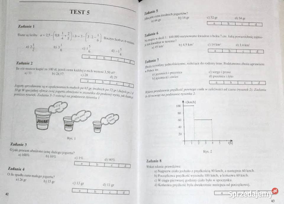 Przedmioty matematyczno przyrodnicze Testy Chełm sprzedam