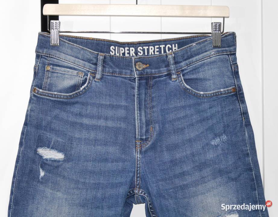 Denim świetne szorty spodenki 164 niebieski Odzież Wrocław
