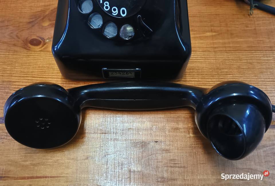 PRL Telefon T4 bakelit 1953r Ekspozycyjny Częstochowa